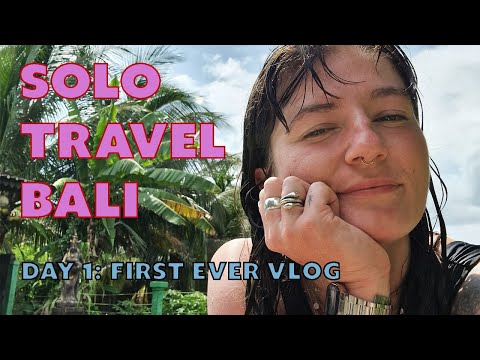 SOLO TRAVEL BALI: Day 1 - Arriving and exploring Bali (first vlog, dont h8)