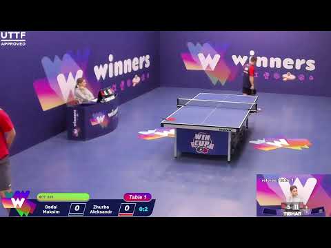WINners CUP table 1 07.01 Badai Maksim - Zhurba Aleksandr 22:30