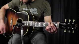 Video thumbnail for Gibson Southern Jumbo True Vintage - How does it sound? by Acoustic Letter
