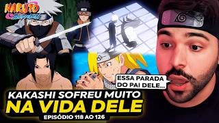🍃 NARUTO SHIPPUDEN - EPISÓDIOS 118 ATÉ O 126! A HISTÓRIA DE VIDA DO KAKASHI! MINERVA COMENTA