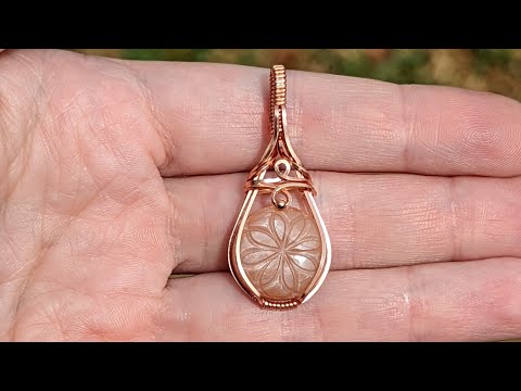 Wire Wrapped Cabochon Pendant Tutorial