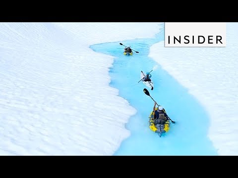 Kayak In Glaciers