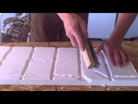 Grimsley Vlogs #40 How to make fake brick walls