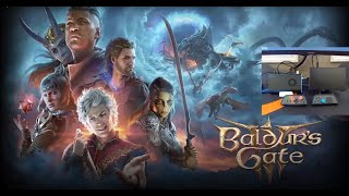 ONEXGPU Legion Go Baldur's Gate 3 1200p Gameplay External Monitor