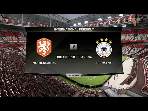 FIFA 19 Netherlands VS Germany || International Friendly Gameplay ||