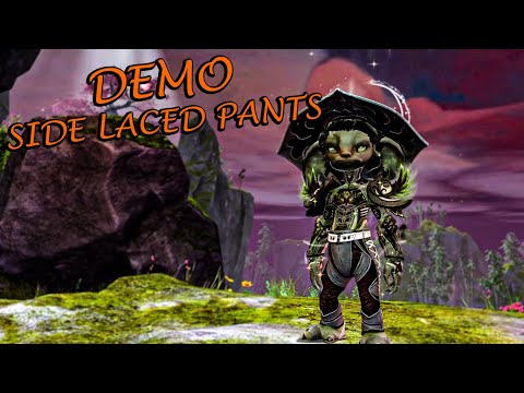 Guild Wars 2 - Side Laced Pants Demo!