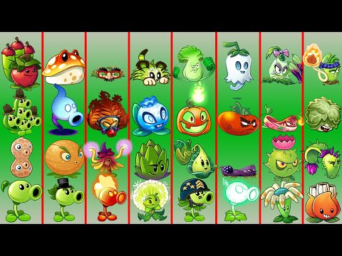 08 SUPER Team 04 Plants Max Level - Who Will Win?  PvZ 2 Team 04 Plant