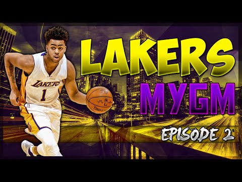 NBA2K17 MyGM Los Angeles Lakers EP.#2: Trade Talks!!!