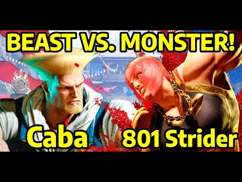 💯Street Fighter 6 ➥ Caba (GUILE ガイル) VS 801 Strider (MARISA) 4K Master Ranks💯