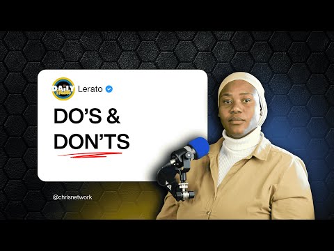 Lerato Shasha on Do's And Don'ts, Marriage, Swimming Pool, Outfits