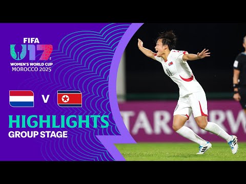 Netherlands vs Korea DPR Highlights | FIFA U-17 Women's World Cup Morocco 2025™