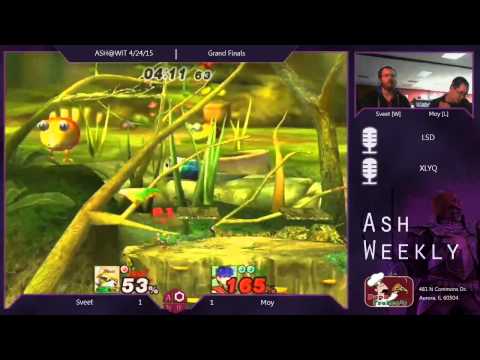 PM Grand Finals ASH@WIT 4/24/15 - Sveet (Fox, Marth) vs Moy (Ike)