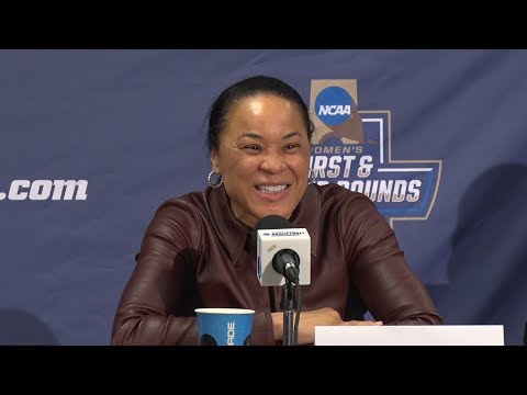 POSTGAME: Dawn Staley, A'ja Wilson, Tyasha Harris on Virginia — 3/18/18