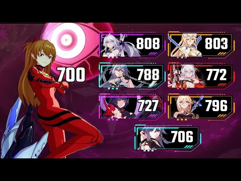 The Best Herrscher of Corruption Boss Strategies ft Asuka and HoFinality Trio Team - Honkai EX Abyss
