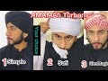 How To Tie 3 Types AMAMAH Turban Tutorials Amamah Majidshah Tutorials
