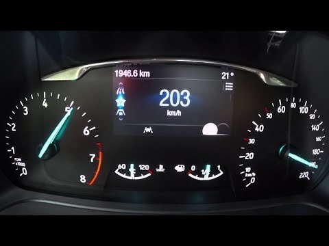 2017 Ford Fiesta 1.0l 125 PS 0-100 kmh kph 0-60 mph Tachovideo Beschleunigung Acceleration