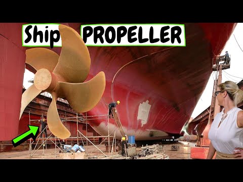 Making of SHIP PROPELLER🚤[Manufacturing] 2024 Production Giant propellers⚓Factory How it's built