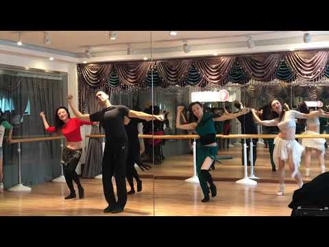 Shaabi dance workshop Dimos رقص شعبي