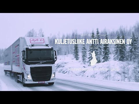 Volvo Trucks – Testing Volvo FH with I-Save – Meet our customer: Kuljetusliike Antti Airaksinenwe