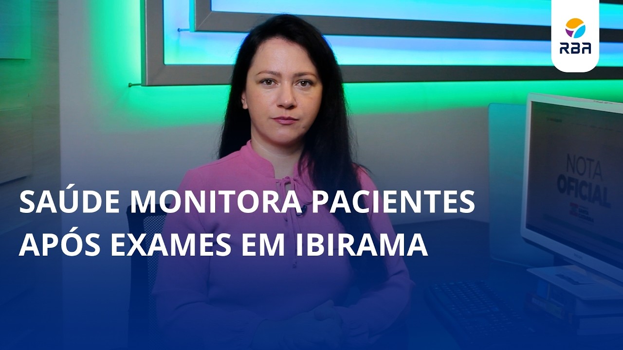 Saúde monitora pacientes após exames em Ibirama