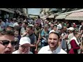 Screaming ABBA In Machane Yehuda Market Shuk Jerusalem Israel 2019
