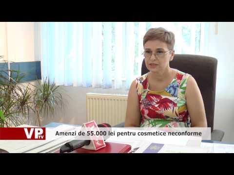 Amenzi pentru cosmetice neconforme
