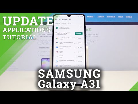 How to Update Apps in SAMSUNG Galaxy A31 – Download Latest App Version