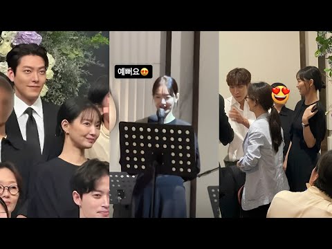 Shin Min Ah and Kim Woo Bin Attends the Wedding of their Longtime Manager