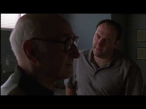 The Sopranos Junior warns tony about Richie's plans scene