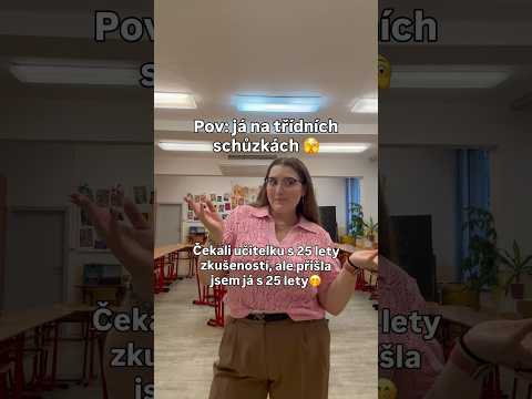 Třídní schůzky jsou za mnou😁👩🏻‍🏫. Čekají vás, nebo už jste je měli? #ucitelka #skola #school