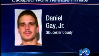 preview picture of video 'Gloucester inmate escapes during work release'