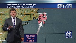 Cape Cod and Islands under Tropical Storm Watch