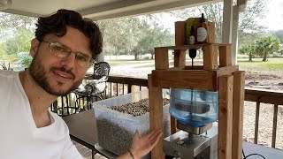 Moringa Seed Oil Cold-Press Machine & Automatic Hopper