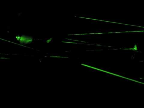 Green Laser and lots of mirrors