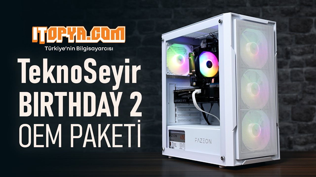 Itopya'dan TeknoSeyir-Birthday 2 OEM Paketi - ASUS RTX 5060Ti