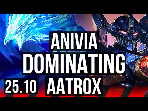 ANIVIA vs AATROX (TOP) | Dominating | EUW Master | 25.10