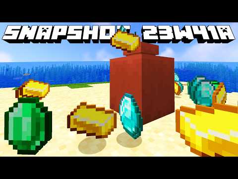 SparkofPhoenix -  CLAY pots are now OP!  Minecraft Snapshot 23w41a