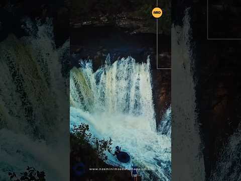 😳 O Salto Corumbá visto de cima parece outro lugar!