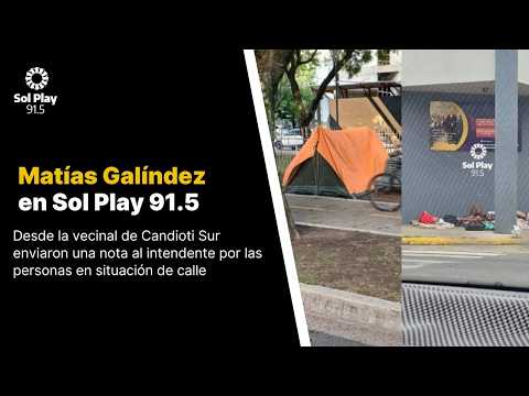 📌 Vecinos de barrio Candioti Sur en alerta por el aumento de personas en situación de calle