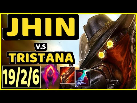 DUDSTHEBOY (JHIN) vs TRISTANA - 19/2/6 KDA BOTTOM ADC GAMEPLAY - BR Ranked GRANDMASTER