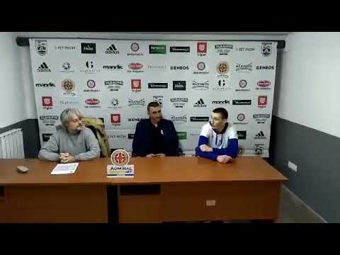 Press konferencija OKK Beograd KK Sloboda (91:90) 12.kolo AdmiralBet KLS 2021