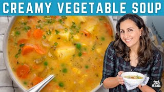Creamy Vegetable Soup | Vegan & Dairy-Free!
