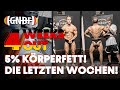 Mein Ziel: 5% Körperfett! 4 Weeks Out - Deutsche Meisterschaft GNBF