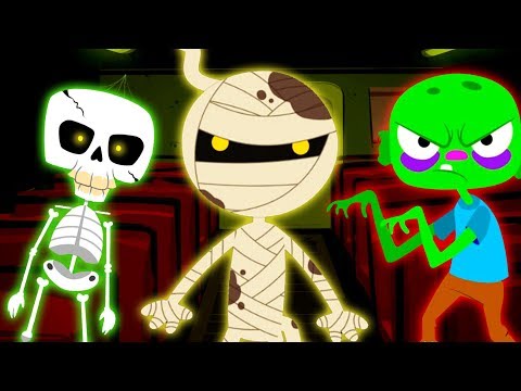 Rodas em O ônibus | Cantigas De Roda Assustadoras | Halloween Songs | Casa Teehee