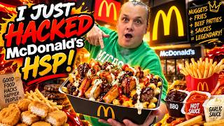 I JUST ATE MCDONALDS HSP!!! #hsp #mcdonalds #chicken #beef #mixed #spicy #saucy #flavour #australia