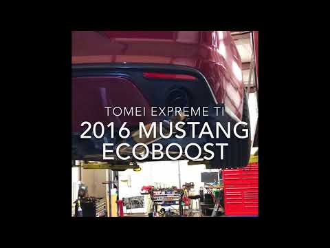 Tomei ExpremeTi Ecoboost Mustang Sound