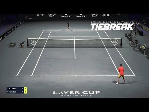 TIEBREAK - Roger Federer Vs Carlos Alcaraz I Laver Cup Arena I TIEBREAKER (PS5)