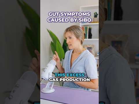 Gut symptoms caused by small intestinal bacterial overgrowth (SIBO) #guthealth #ibs #SIBO