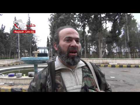 كلمة ميدانية مع قائد كتيبة بشائر النصر للحديث عن تفاصيل صد محاولات تقدم قوات النظام في منطقة الدويرينة في ريف حلب