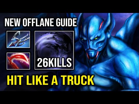 How to Offlane Night Stalker in 7.33 with Desolator Harpoon Hit Like a Truck Dota 2